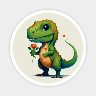 T Rex Dinosaur For Girls Kids Cute Magnet